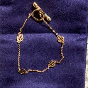 Tory Burch Logo Toggle Bracelet